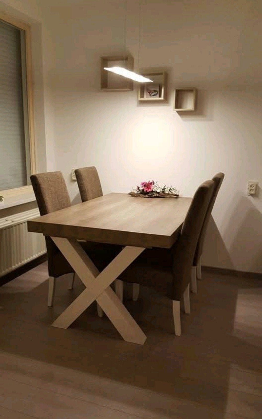 Moet weg! Landelijke eettafel serie lynn, Ophalen, Gebruikt, 200 cm of meer, 50 tot 100 cm