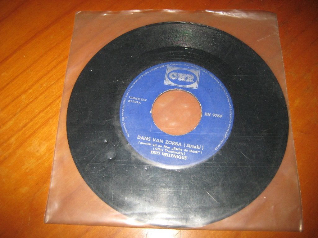Trio Hellenique: Dans van Zorba (NO2), Cd's en Dvd's, Ophalen of Verzenden, Zo goed als nieuw, Nederlandstalig, Single