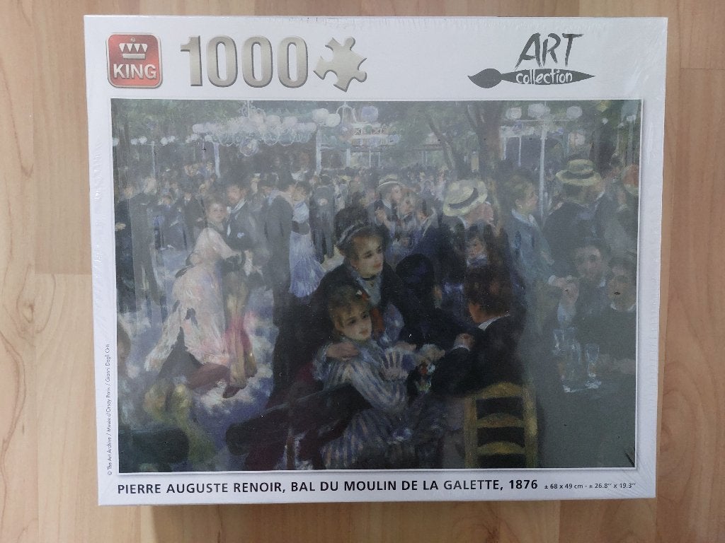 King Art Collection - Renoir - Bal du moulin de la galette, Ophalen of Verzenden, 500 t/m 1500 stukjes, Nieuw, Legpuzzel
