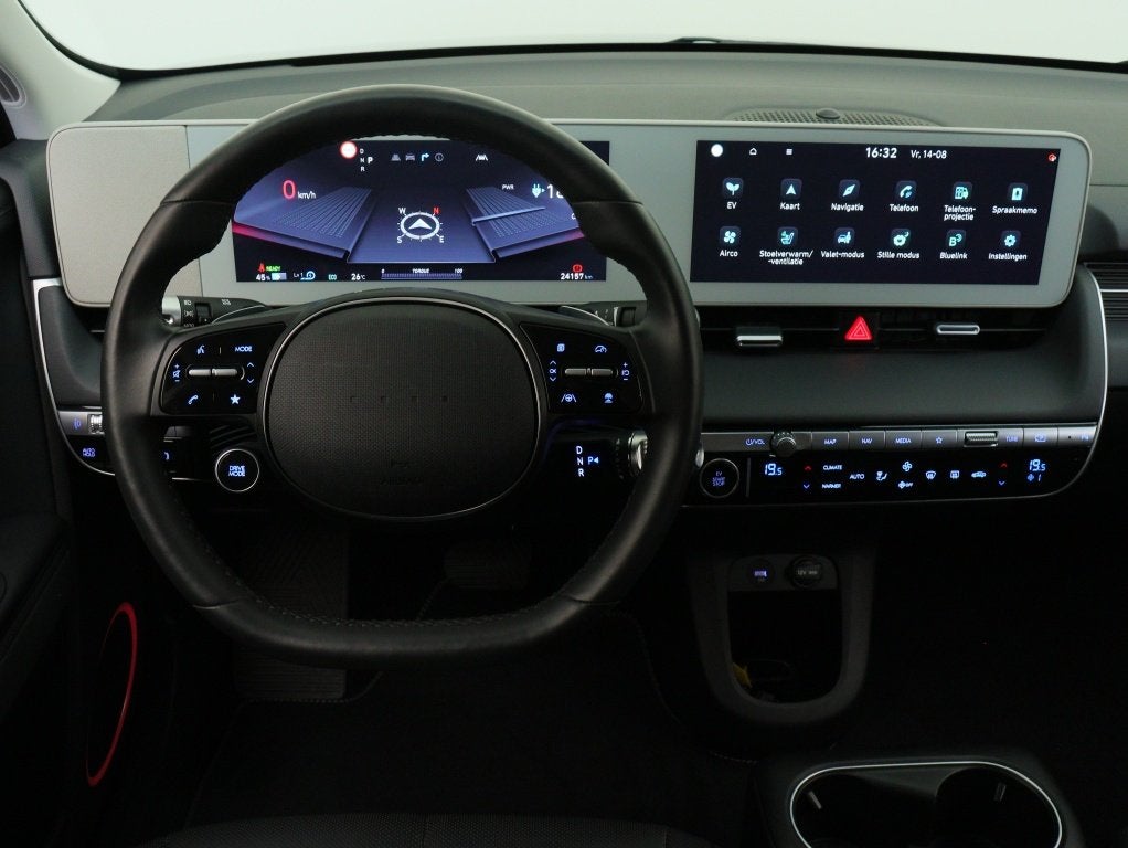 Hyundai IONIQ 5 Connect+ 77.4 kWh | Leder | Navi | Camera |, Auto's, Hyundai, 0 cilinders, Gebruikt, Zwart, IONIQ 5