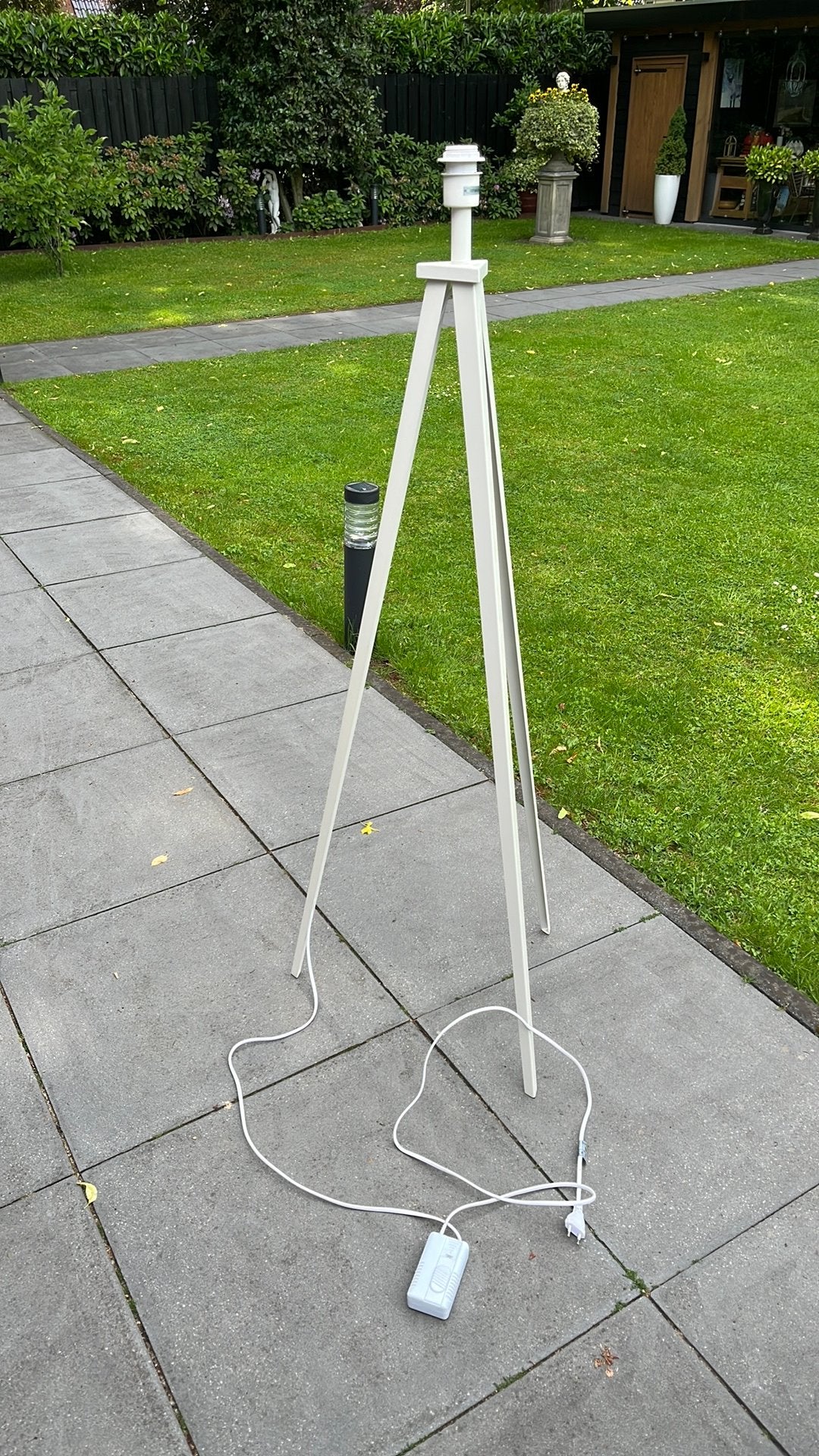 Metalen poot voor lamp, Ophalen of Verzenden, Zo goed als nieuw