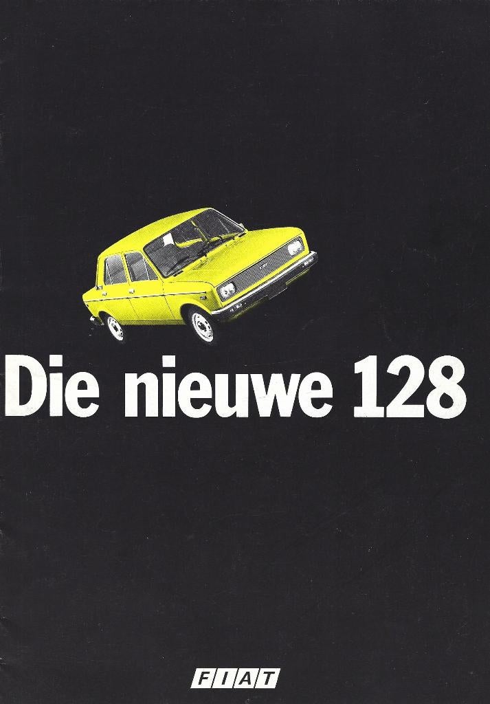 Folder Fiat 128 1976, Ophalen of Verzenden, Gelezen, Overige merken