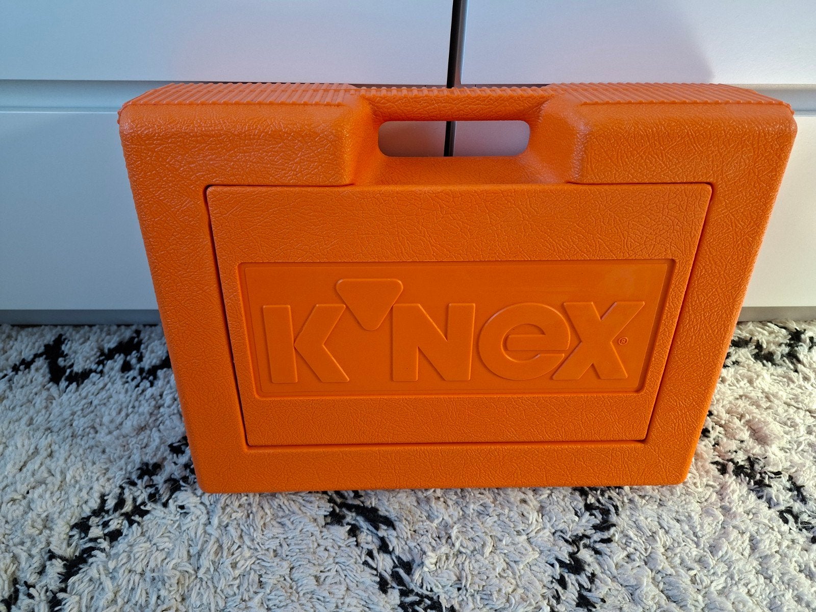 K'nex bouwset in oranje koffer, Ophalen of Verzenden, Gebruikt, K'nex