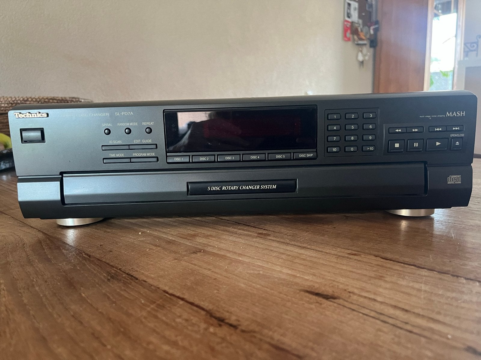 Technics SL-PD7A Compact Disc Wisselaar - 5-Disc Rotary, Ophalen, Gebruikt, Technics, Wisselaar