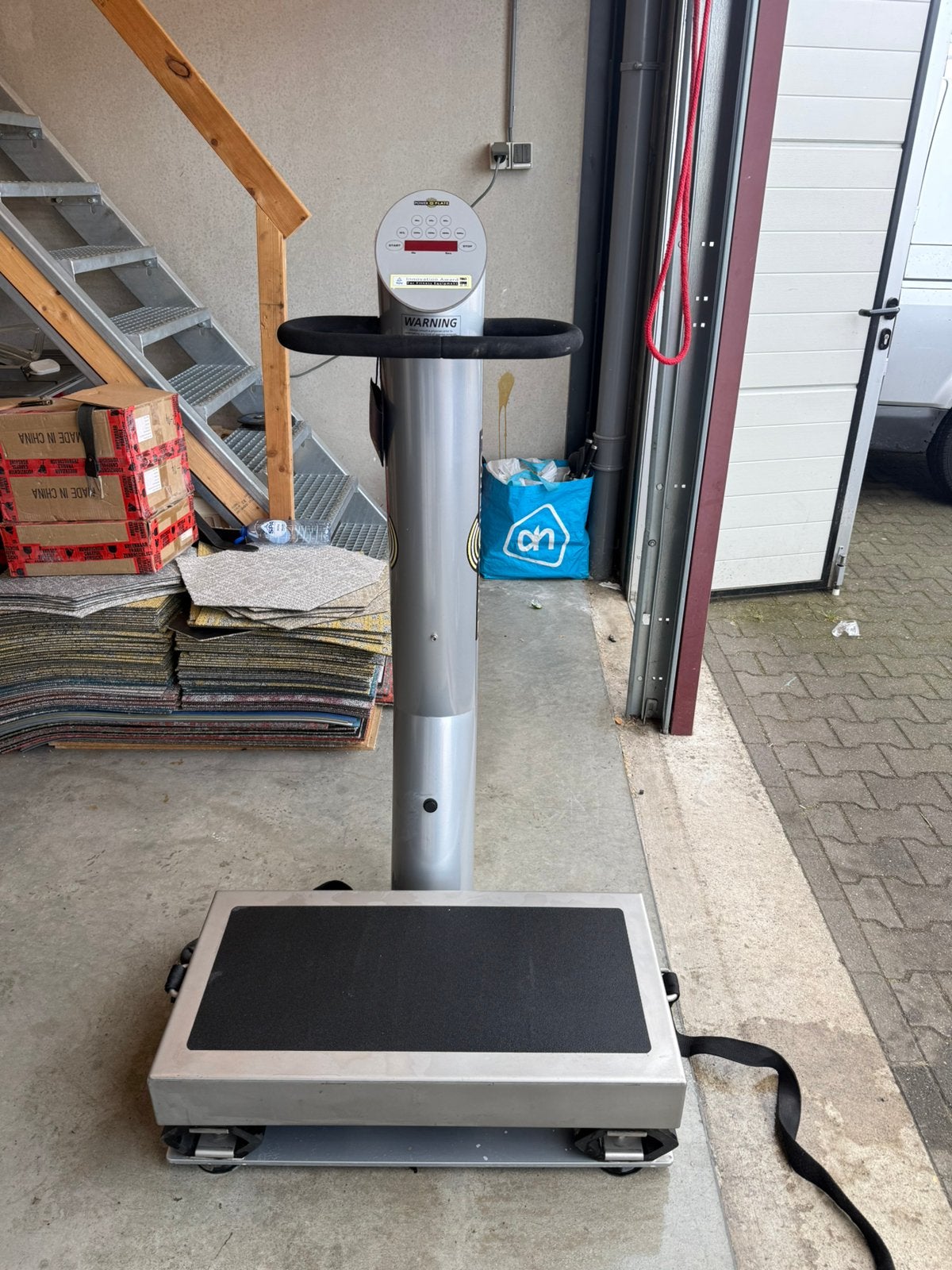 Professionele Power Plate Trilplaat – Volledig Werkend, Sport en Fitness, Ophalen, Zo goed als nieuw, Overige typen