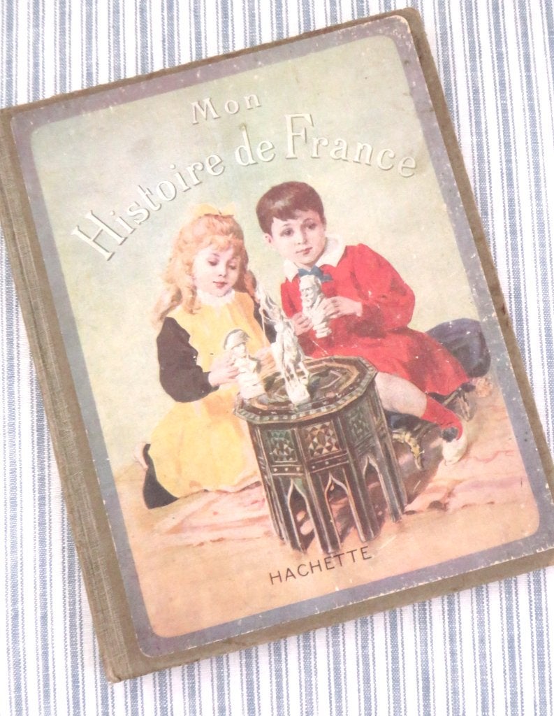 Antiek Frans kinderboek “Mon Histoire de France”, Ophalen of Verzenden