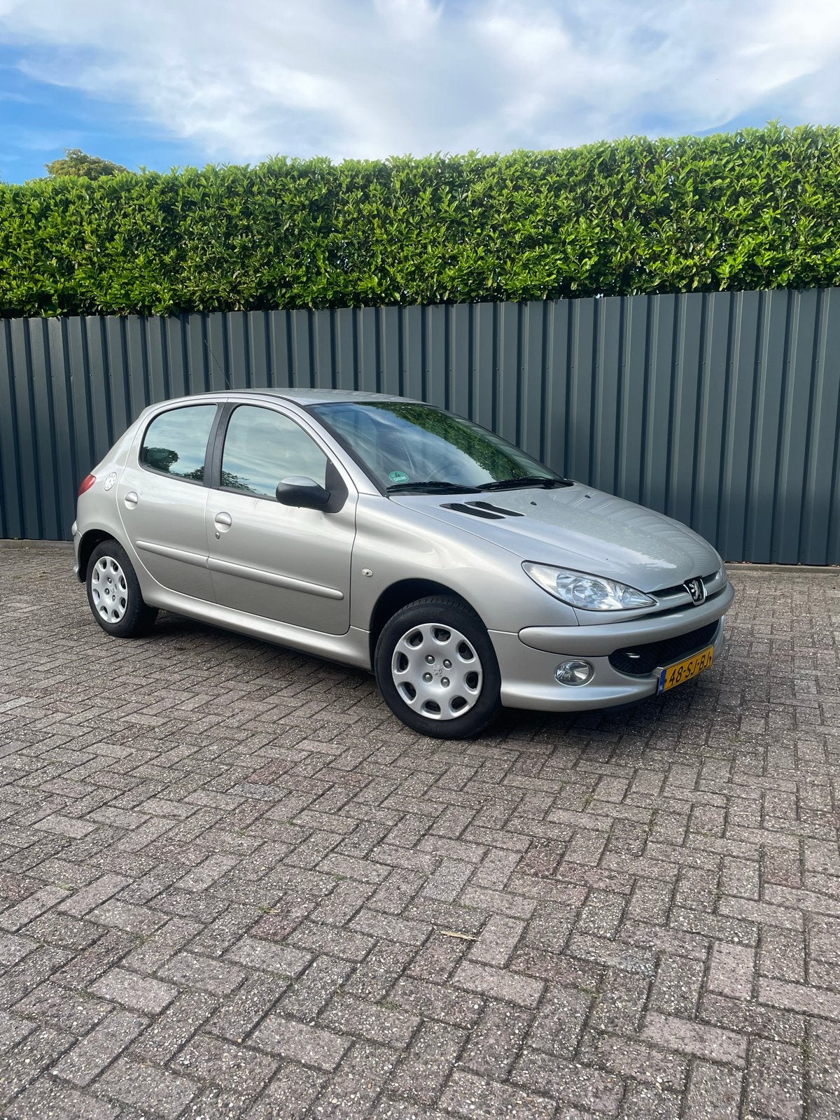 Peugeot 206 1.4 5D 2006 Grijs, Voorwielaandrijving, 4 cilinders, Origineel Nederlands, Particulier