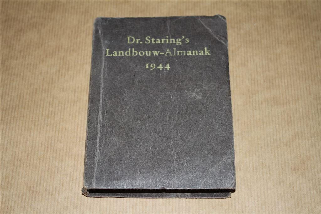 Dr. Staring's Nederlandsche Landbouw-Almanak 1944 !!, Boeken, Ophalen of Verzenden, Gelezen