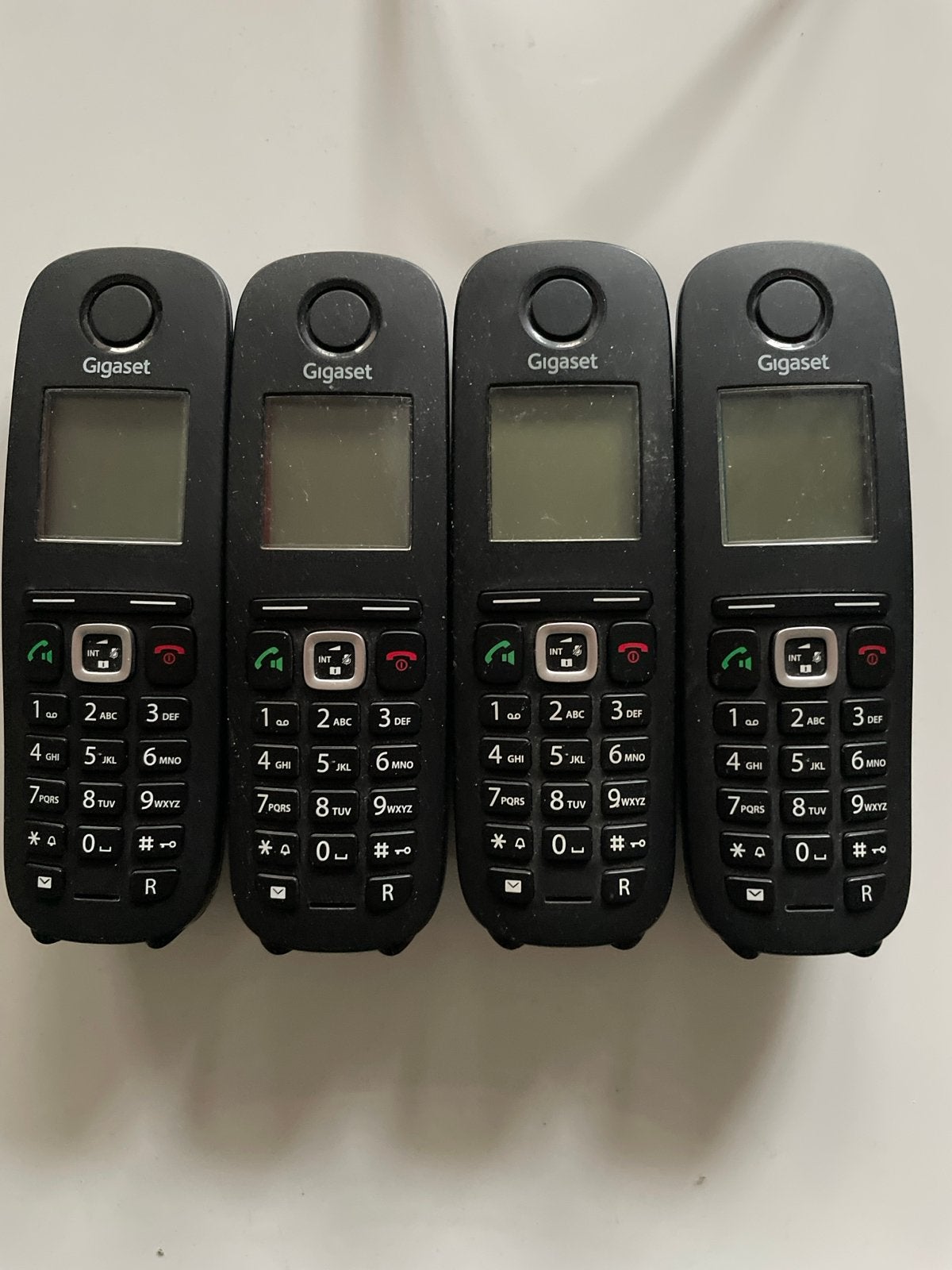 Gigaset A540A - 4 handsets met basisstation, Ophalen of Verzenden, Gebruikt, 4 handsets of meer