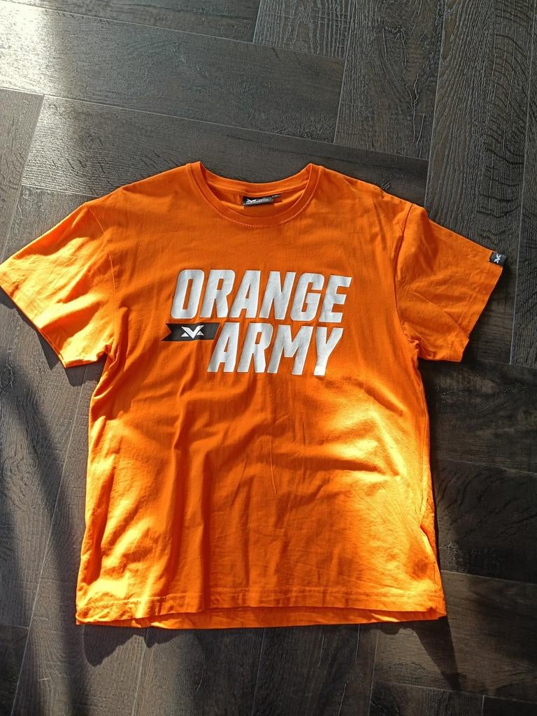 Max Verstappen Orange Army T-shirt Maat L, Maat 52/54 (L), Oranje, Gedragen, Ophalen of Verzenden