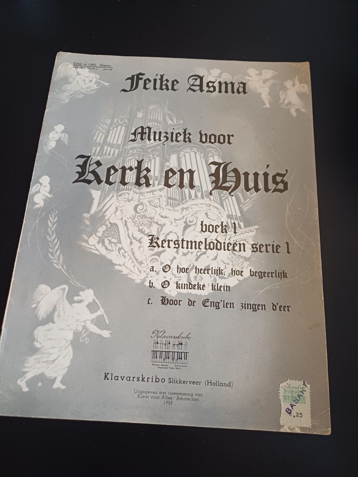 Feike Asma - Muziek voor Kerk en Huis - Kerstmelodieën, Muziek en Instrumenten, Bladmuziek, Ophalen of Verzenden, Gebruikt