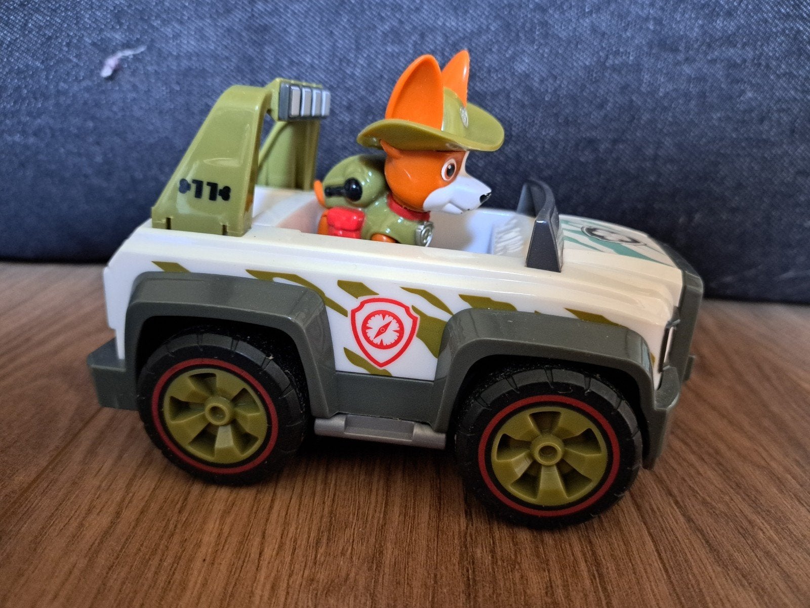 Paw Patrol Tracker's Jungle Cruiser Speelgoedauto, Ophalen, Gebruikt
