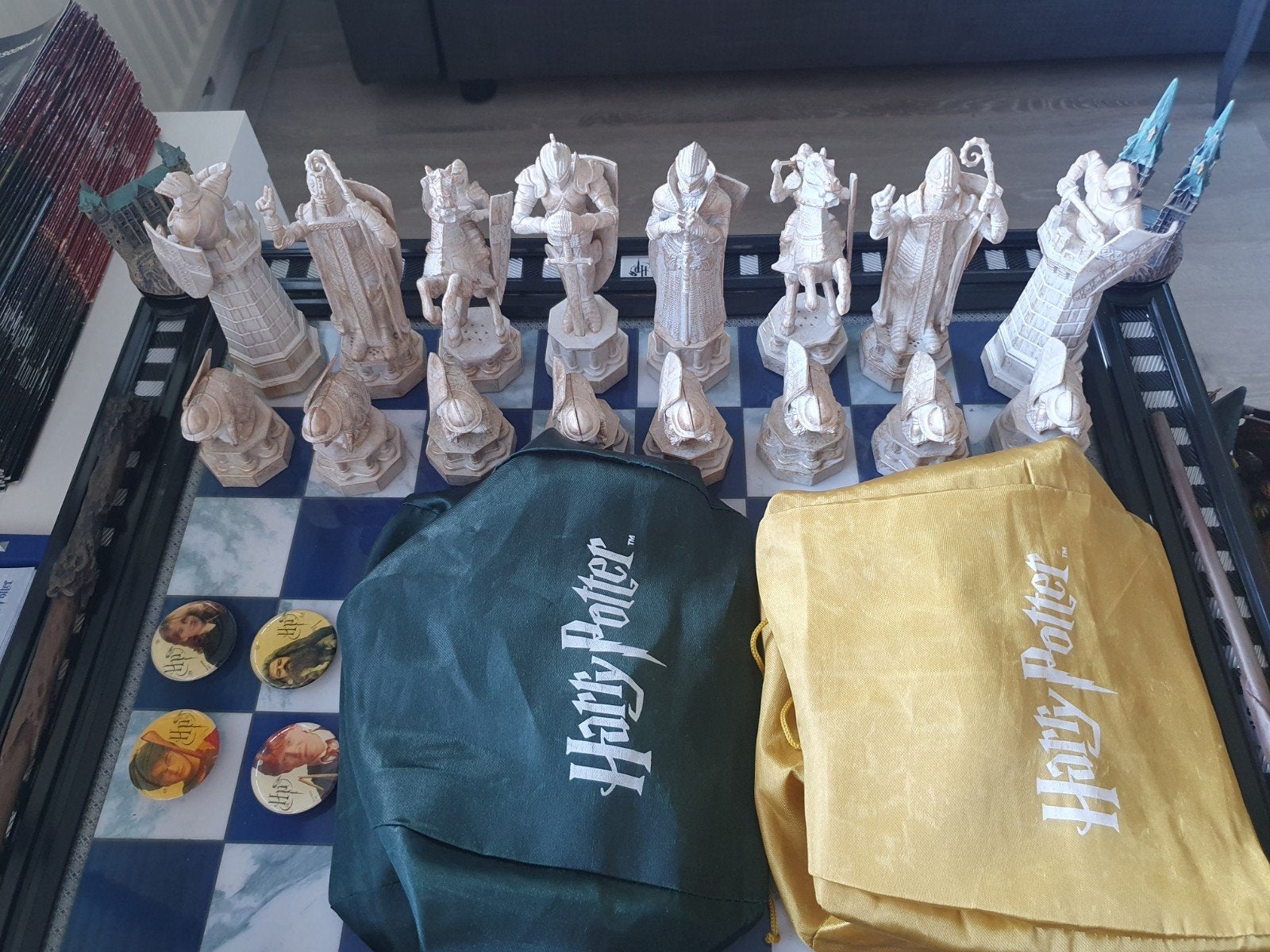 Harry Potter DeAgostini Chest Schaak Set Spel Compleet, Verzamelen, Ophalen of Verzenden, Zo goed als nieuw, Spel