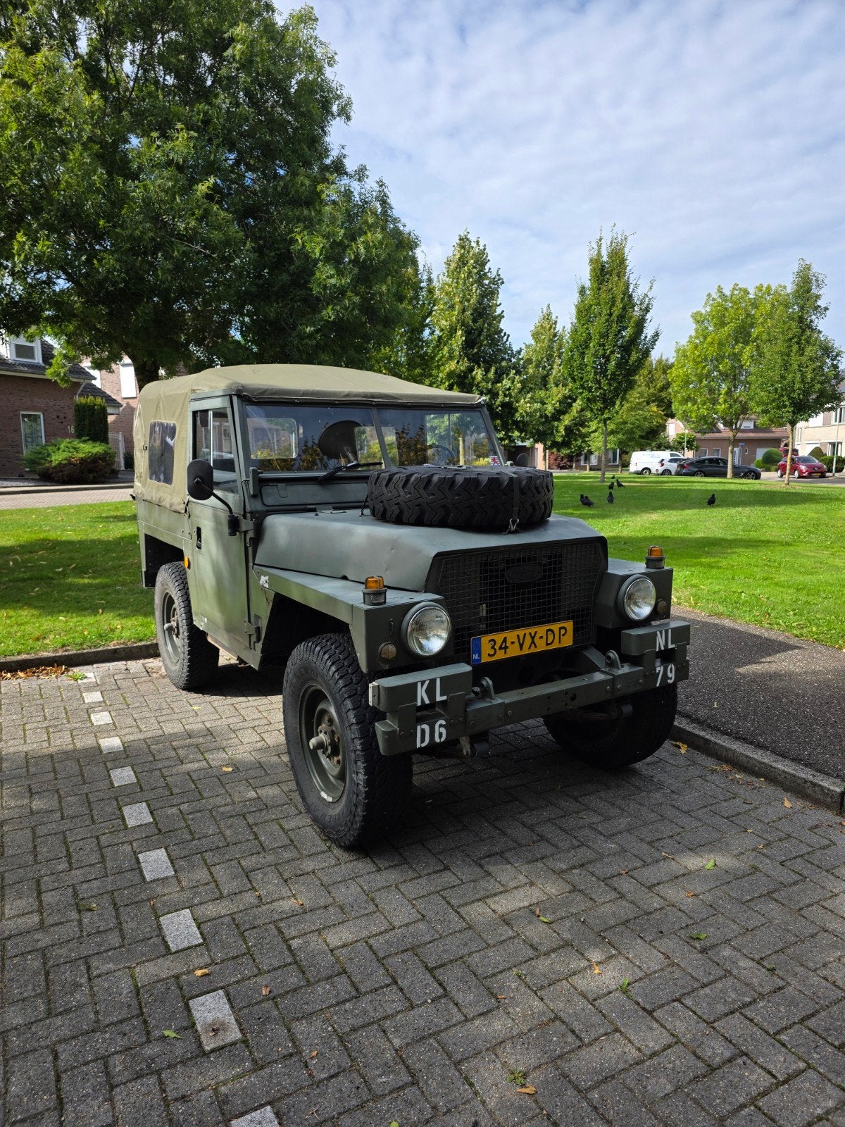 Land Rover 88 Series 3 Lightweight 1979, Ophalen, Voor, Motorkap