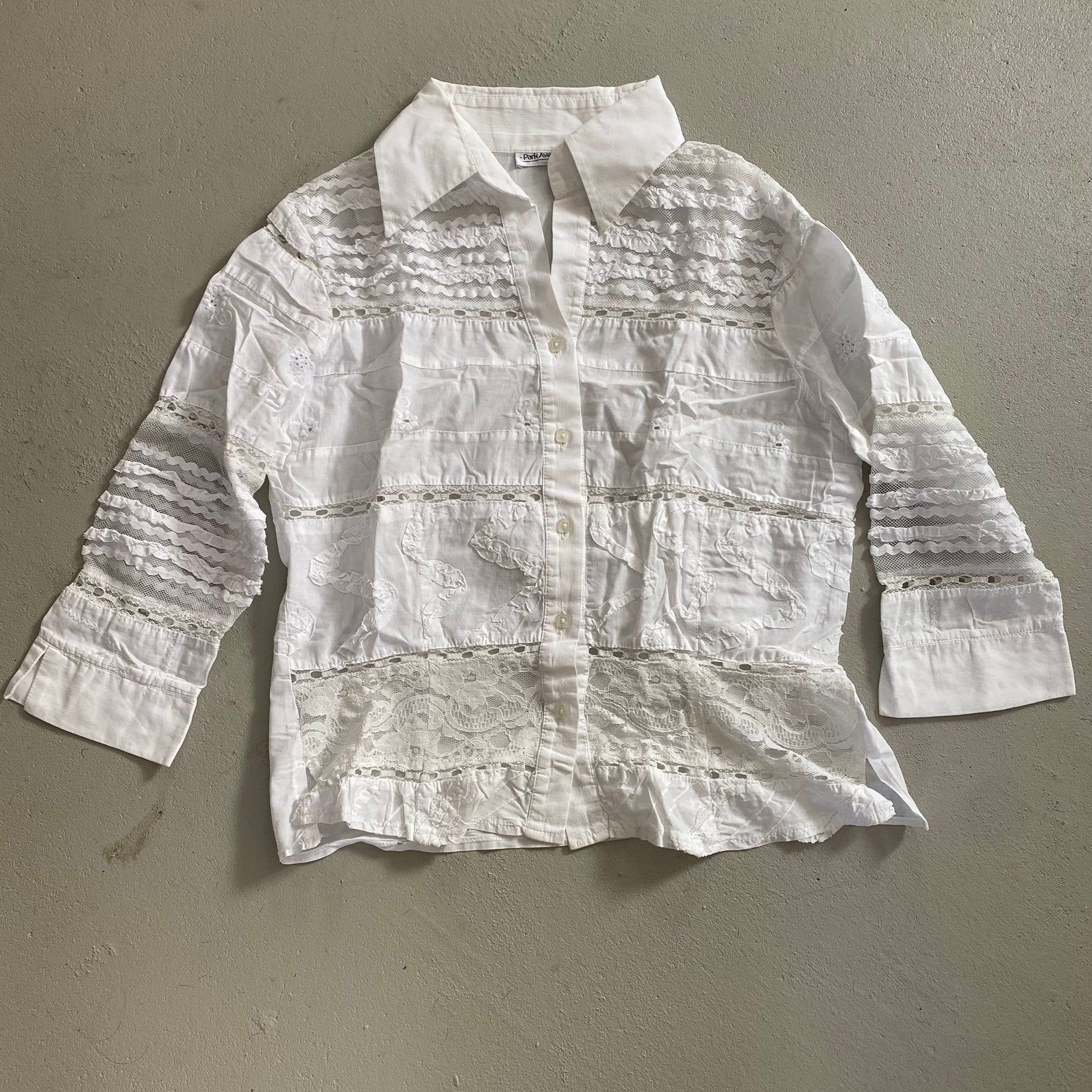 Mooie witte blouse van Park Avenue maat 38, Kleding | Dames, Verzenden, Zo goed als nieuw, Maat 38/40 (M), Wit