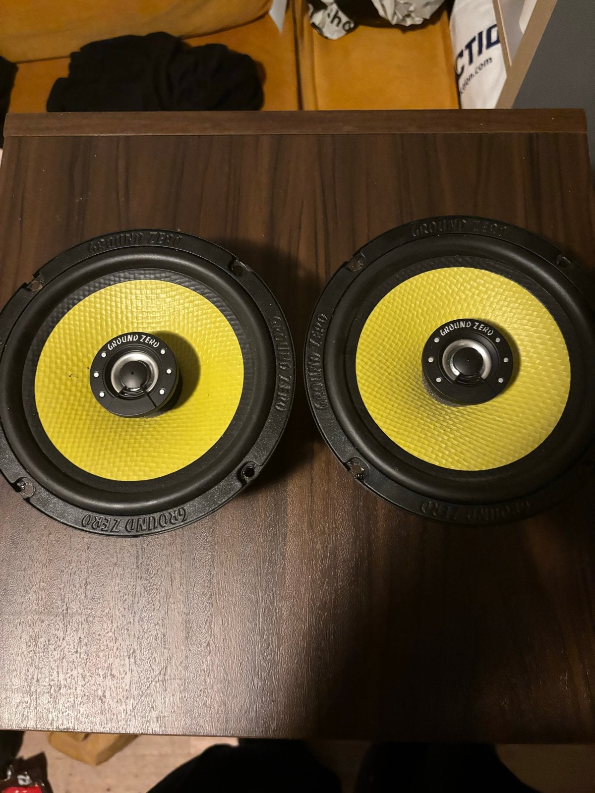 Ground Zero GZTF 6.5X Titanium 165mm 130W 3 Ohm Speakers, Ophalen, Gebruikt
