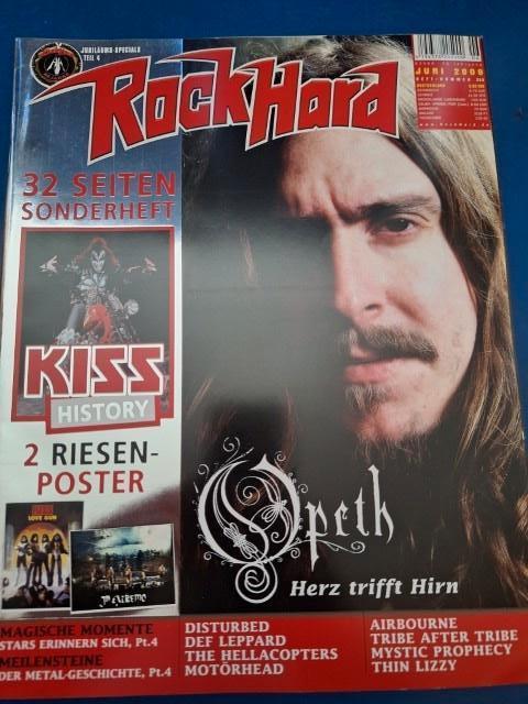 Rock Hard met Kiss special met grote posters, Verzamelen, Ophalen of Verzenden, Gebruikt, Boek, Tijdschrift of Artikel