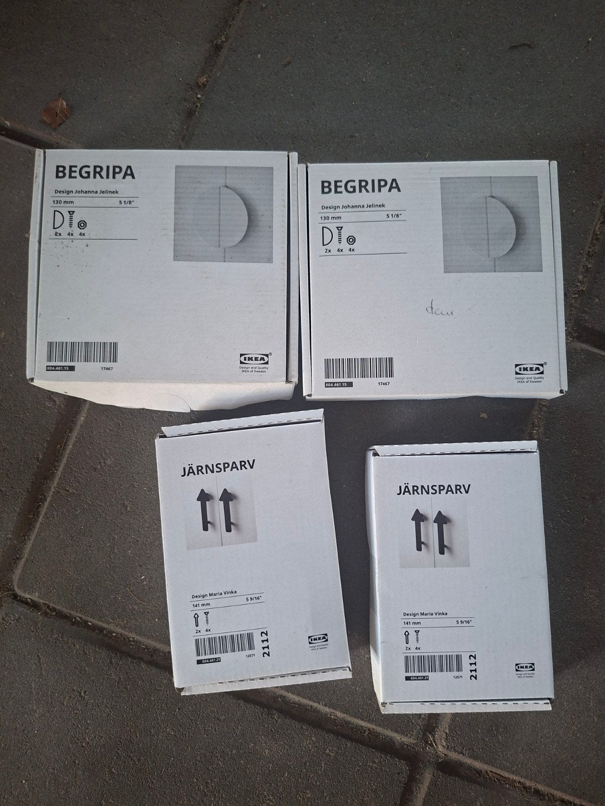 greepjes voor Ikea kastdeurtjes, Doe-het-zelf en Verbouw, Hang- en Sluitwerk, Ophalen, Nieuw, Overige typen