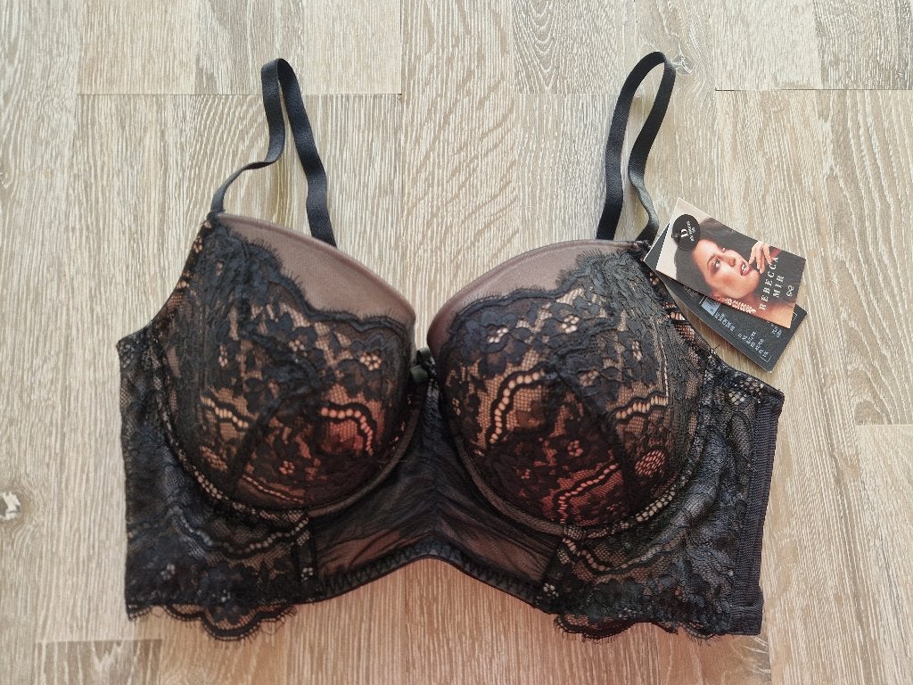 NIEUWE Voorgevormde longline beugel bh Allison Rebecca Mir, Allison Rebecca Mir, Ophalen of Verzenden, Zwart, BH
