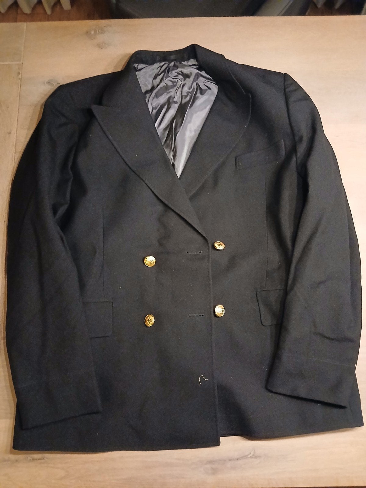 Uniform jas - militaria, Maat 52/54 (L), Blauw, Ophalen of Verzenden, Gedragen