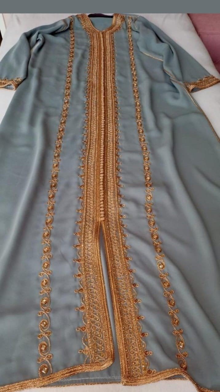 Te koop kaftan Marokkaans, Kleding | Dames, Gelegenheidskleding, Ophalen of Verzenden, Nieuw, Maat 38/40 (M), Overige typen