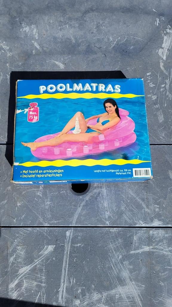 Opblaasbaar lounge luchtbed, Minder dan 80 cm, Opblaaszwembad, Nieuw, Ophalen of Verzenden