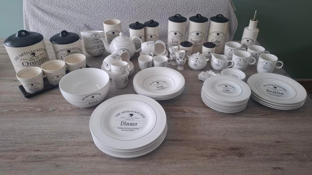 The artisan Kitchen compleet servies, Ophalen of Verzenden