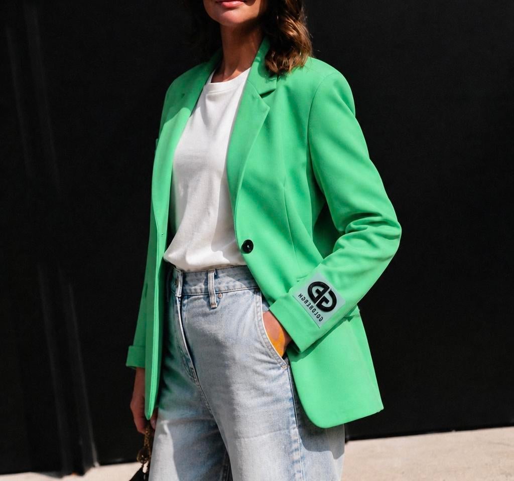 Goldbergh Metropolis blazer groen maat XS, Kleding | Dames, Ophalen of Verzenden, Zo goed als nieuw, Jasje, Maat 34 (XS) of kleiner