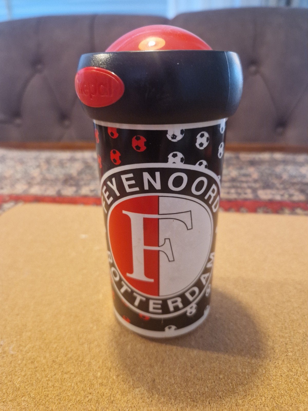 FEYENOORD DRINKBEKER IN GOEDE STAAT, Ophalen of Verzenden, Zo goed als nieuw, Feyenoord
