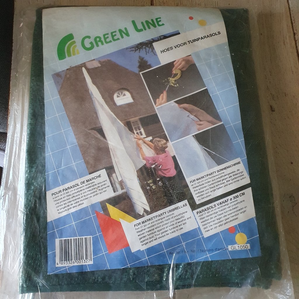 hoes voor parasols, Ophalen of Verzenden, Zo goed als nieuw, 3 tot 4 meter, Parasolhoes