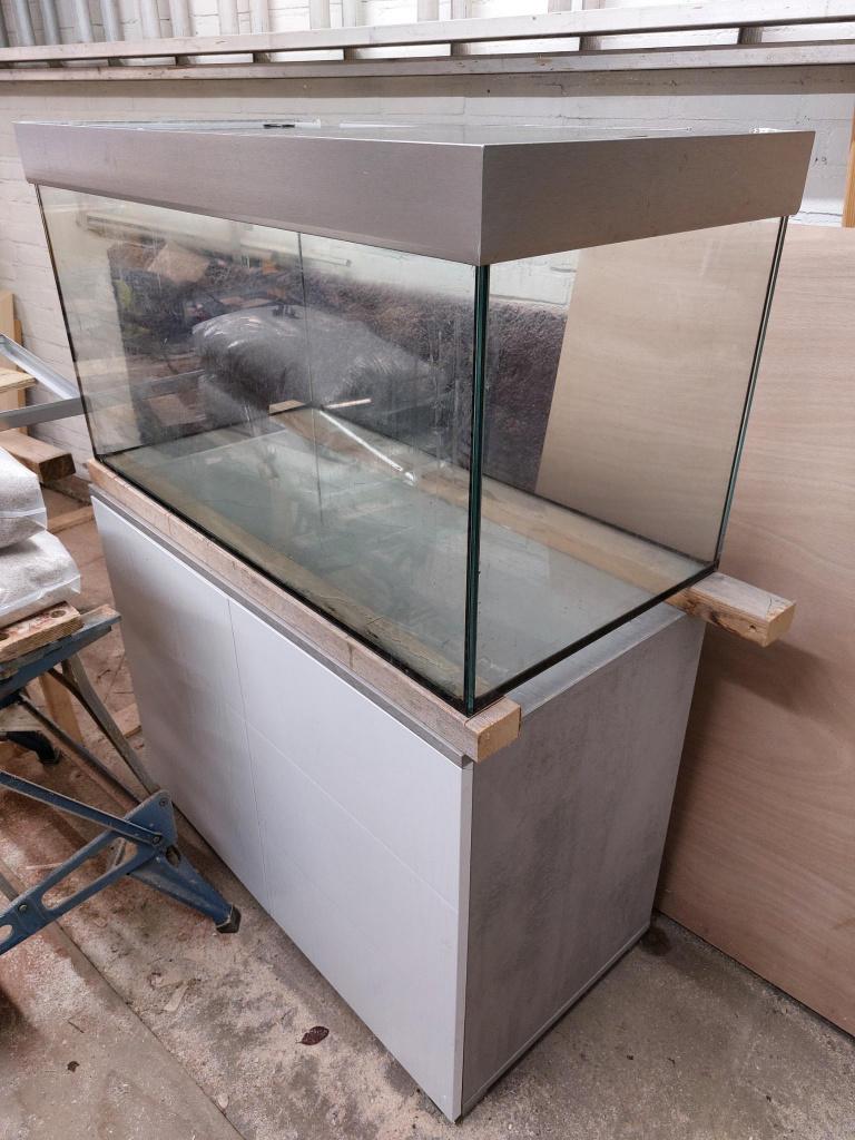Aquarium 250L + meubel – geschikt voor paludarium/terrarium, Dieren en Toebehoren, Reptielen en Amfibieën | Toebehoren, Ophalen