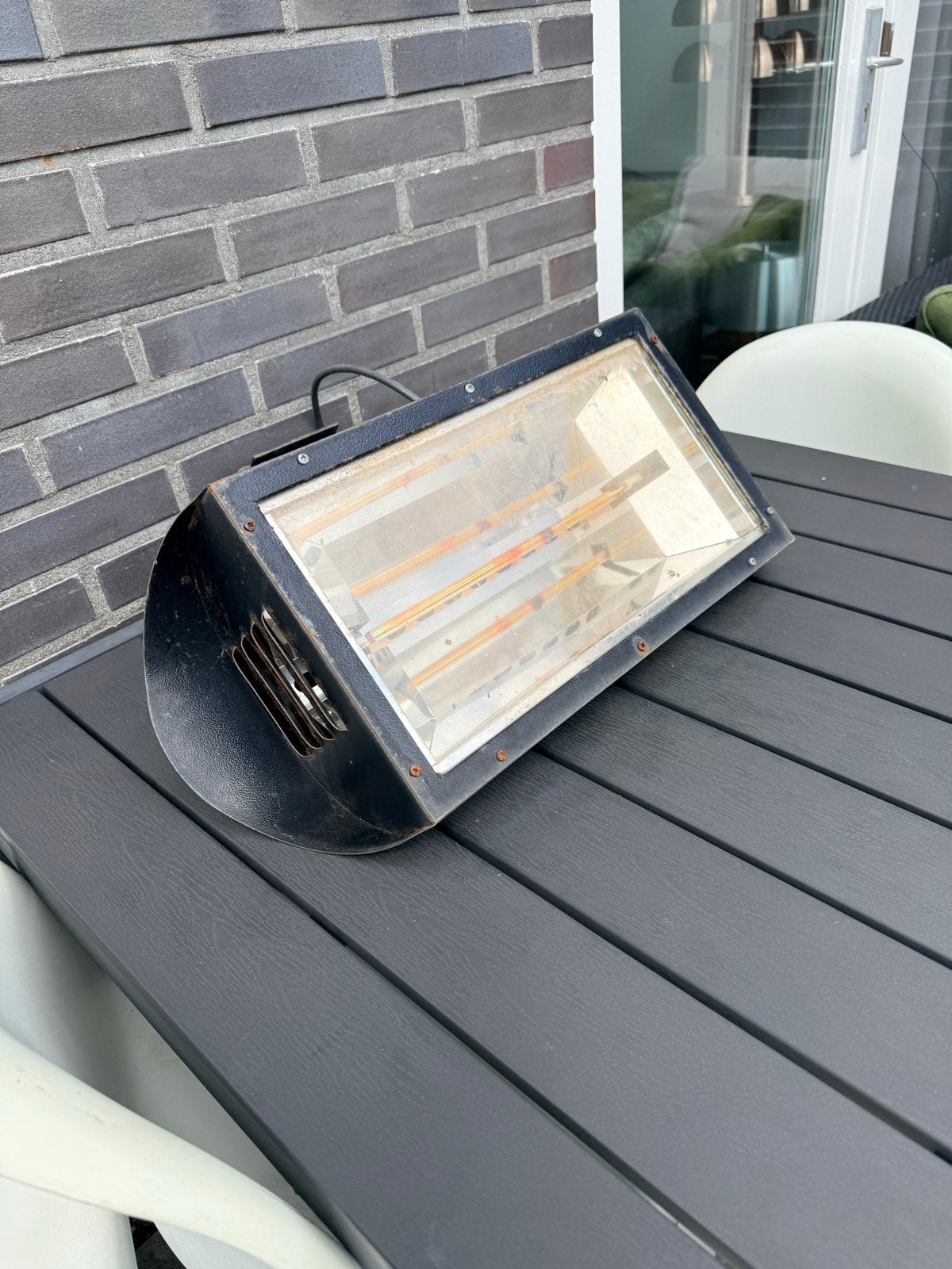Terrasverwarmer werkt niet, elektrisch, wandmontage, Tuin en Terras, Terrasverwarmers, Ophalen, Gebruikt, Elektrisch, Wand
