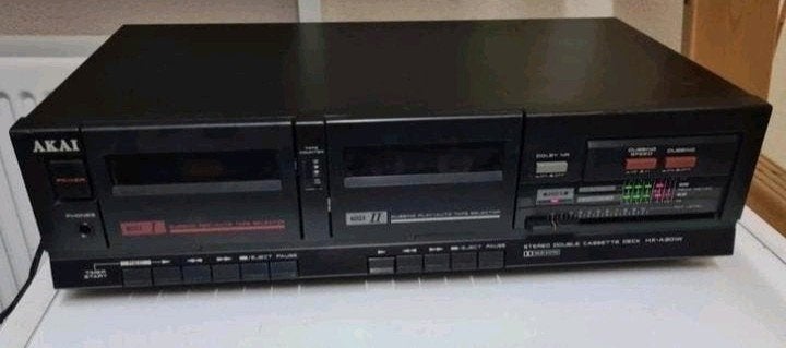 Akai dubbel cassettedeck hx-a301w, Audio, Tv en Foto, Cassettedecks, Ophalen of Verzenden, Akai