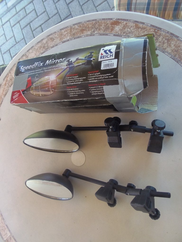 accessoires caravan Spiegels, Caravans en Kamperen, Ophalen, Zo goed als nieuw