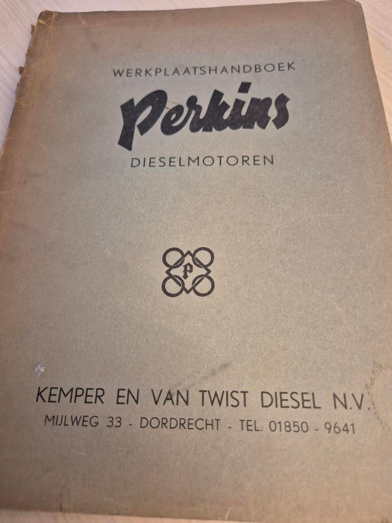 Jaren 50? Nederlands Perkins 499 diesel motoren handleiding, Ophalen of Verzenden
