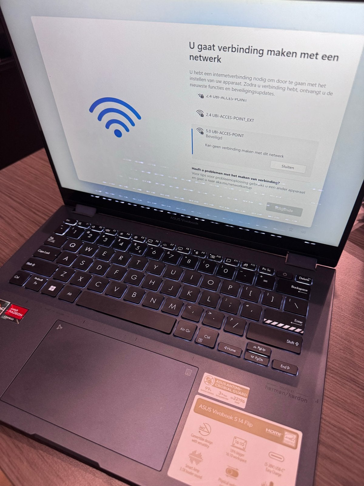 ASUS Vivobook S 14 Flip TN3402YA-LZ167W 2-in-1 Laptop, Ophalen, Zo goed als nieuw, 14 inch, Met videokaart