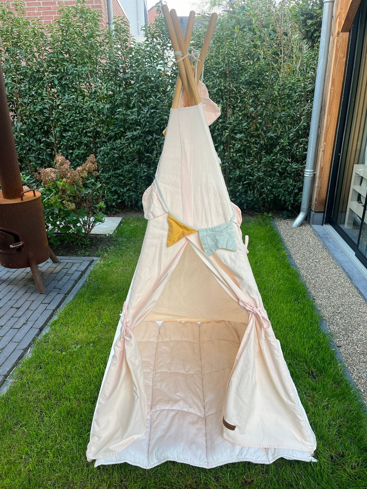 Little Dutch Tipi Tent lichtroze - Speeltent voor Kinderen, Ophalen, Gebruikt, Hout