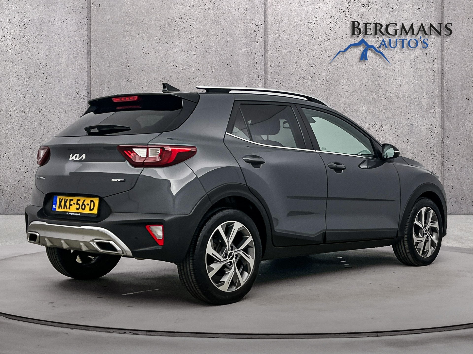 Kia Stonic // 1.0 T-GDi MHEV GT-PlusLine // DEALERONDERHOUDE, Auto's, Kia, Gebruikt, 1095 kg, Leder en Stof, Bedrijf