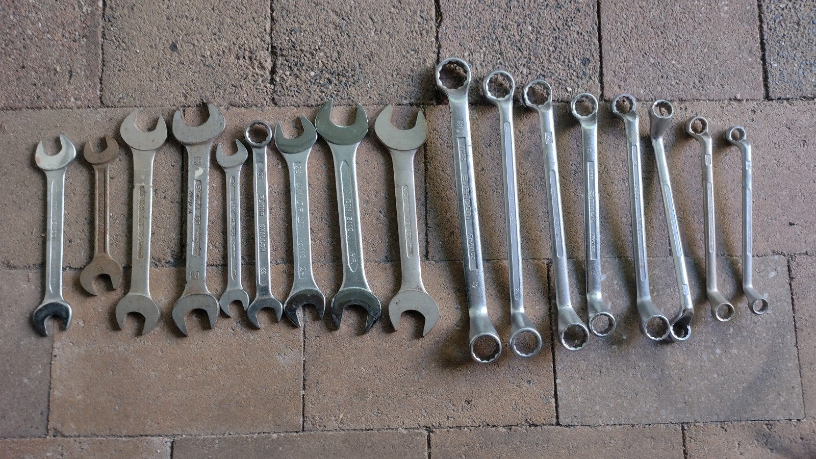 vintage gereedschap ring steeksleutels, Ophalen of Verzenden, Gebruikt, Sleutel/ratel, Overige merken