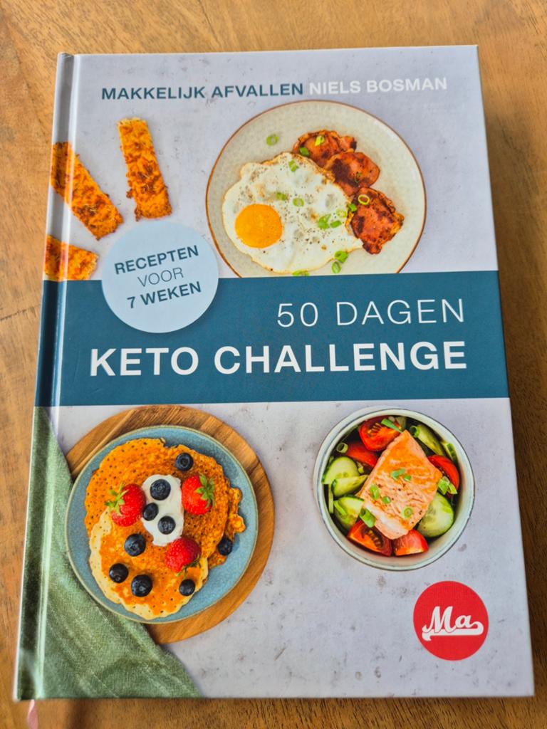 Niels Bosman - 50 Dagen Keto Challenge, Boeken, Kookboeken, Ophalen of Verzenden, Zo goed als nieuw, Niels Bosman