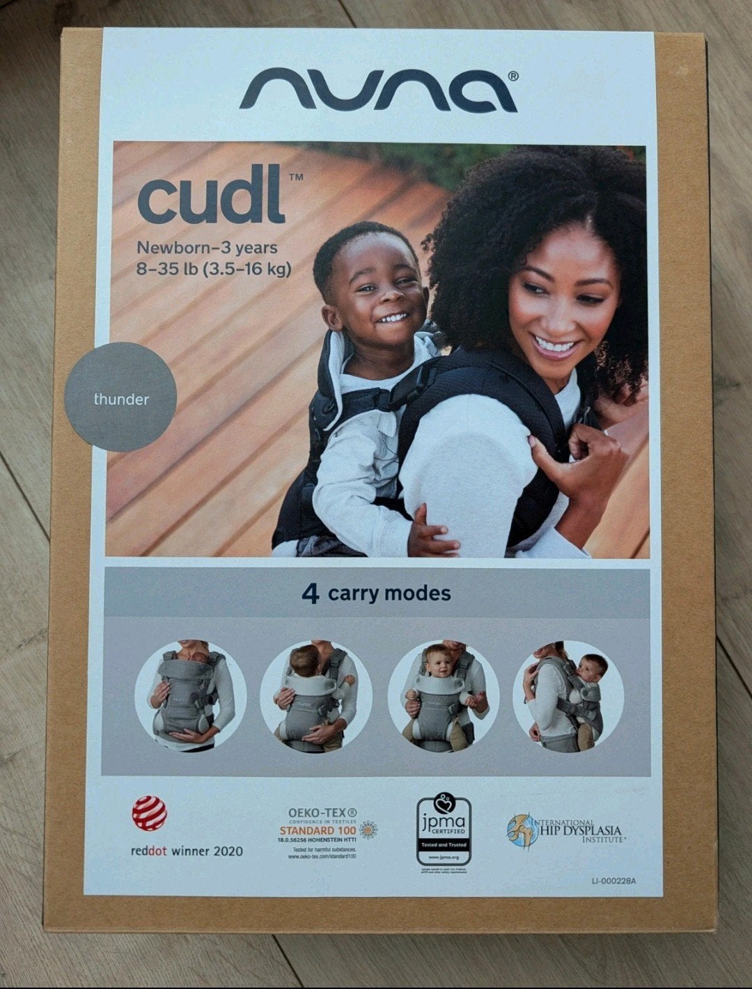 Z.g.a.n Nuna Cudl draagzak, Kinderen en Baby's, Babydragers en Draagdoeken, Overige merken, Buik of Rug, Ophalen of Verzenden