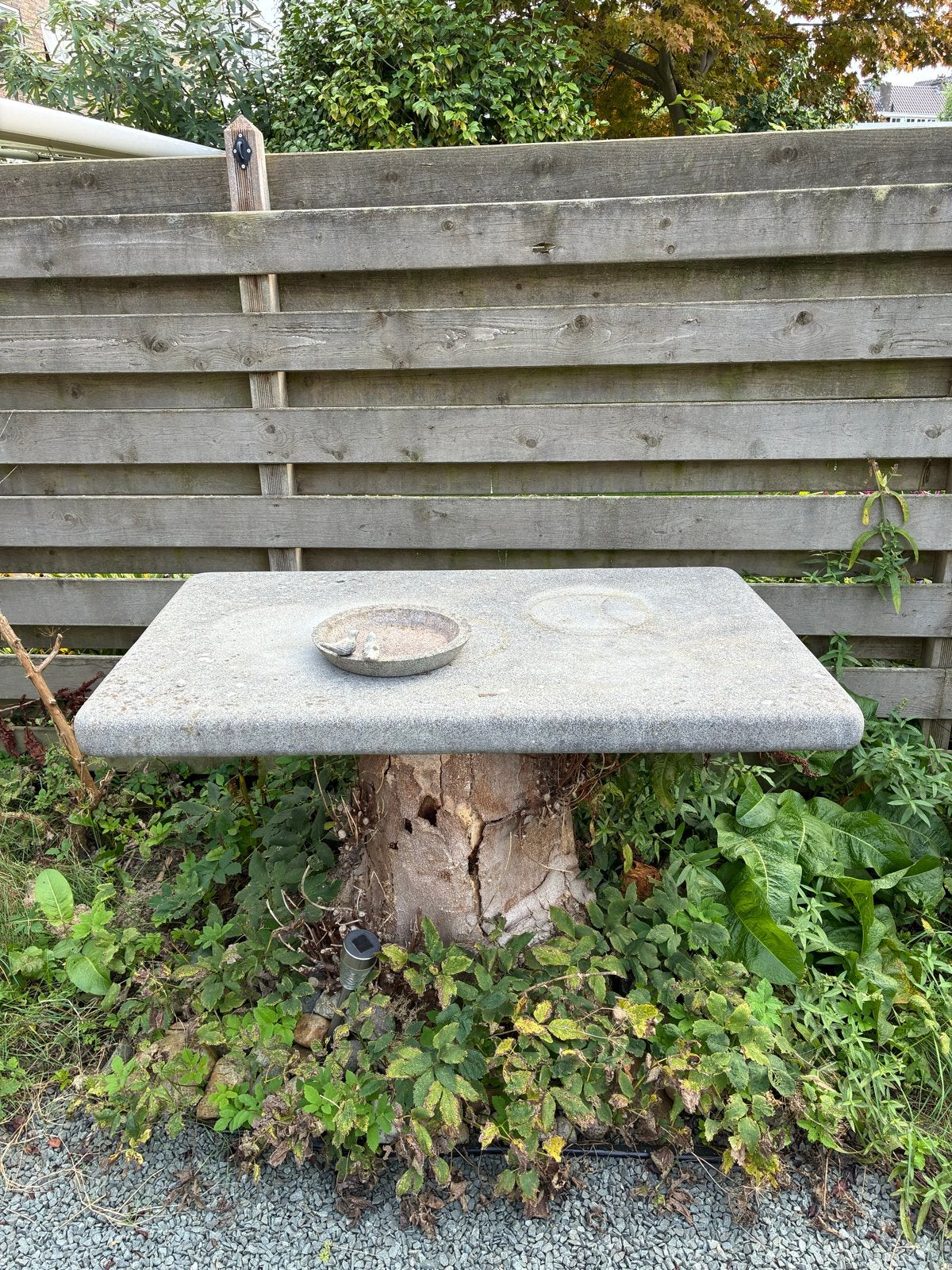 Robuust stenen tafelblad voor buiten, Ophalen, Gebruikt, Rechthoekig, Overige materialen