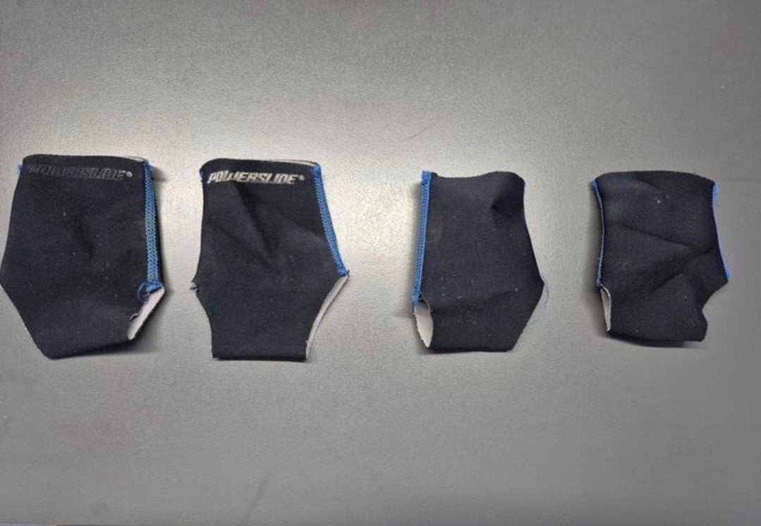 Twee setjes enkelbeschermers schaatsen skeeleren powerslide, Ophalen of Verzenden, Gebruikt