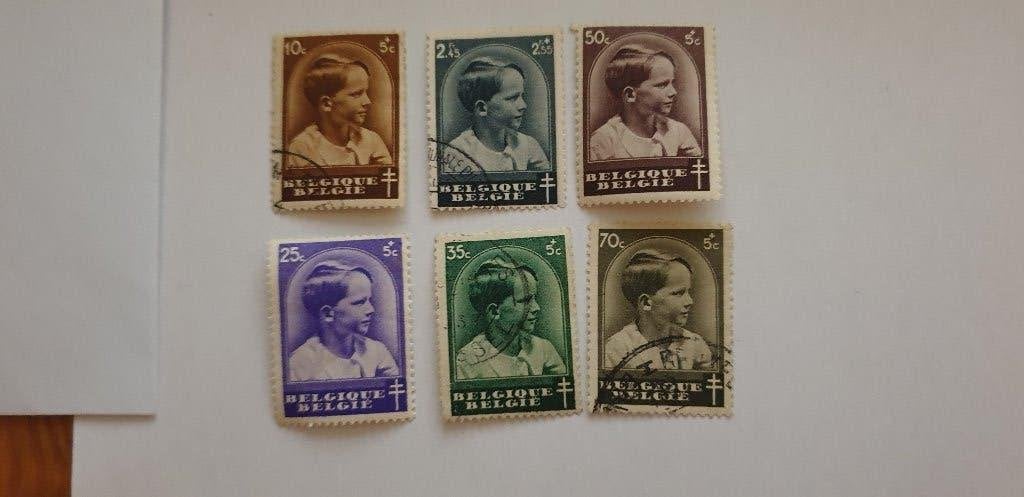 7034 belgie anti tuberculose kroonprins boudewijn 1936, Verzenden