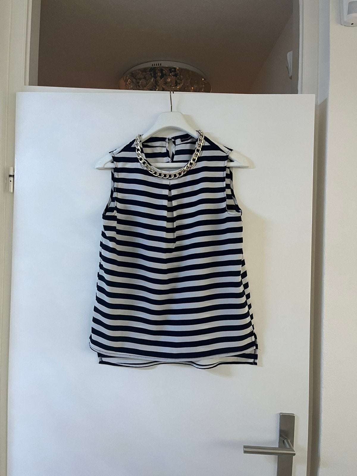 ATMOSPHERE Blouse | Blauw-wit gestreept |, Kleding | Dames, Blouses en Tunieken, Ophalen of Verzenden, Zo goed als nieuw, Blauw
