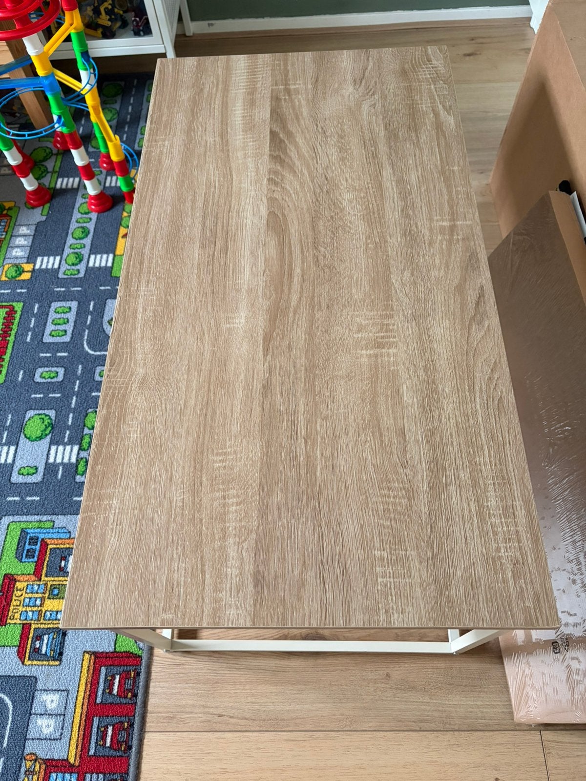 Bijzettafel koffietafel woonkamer 49x91cm, Ophalen, Zo goed als nieuw, Vierkant, 75 cm of meer