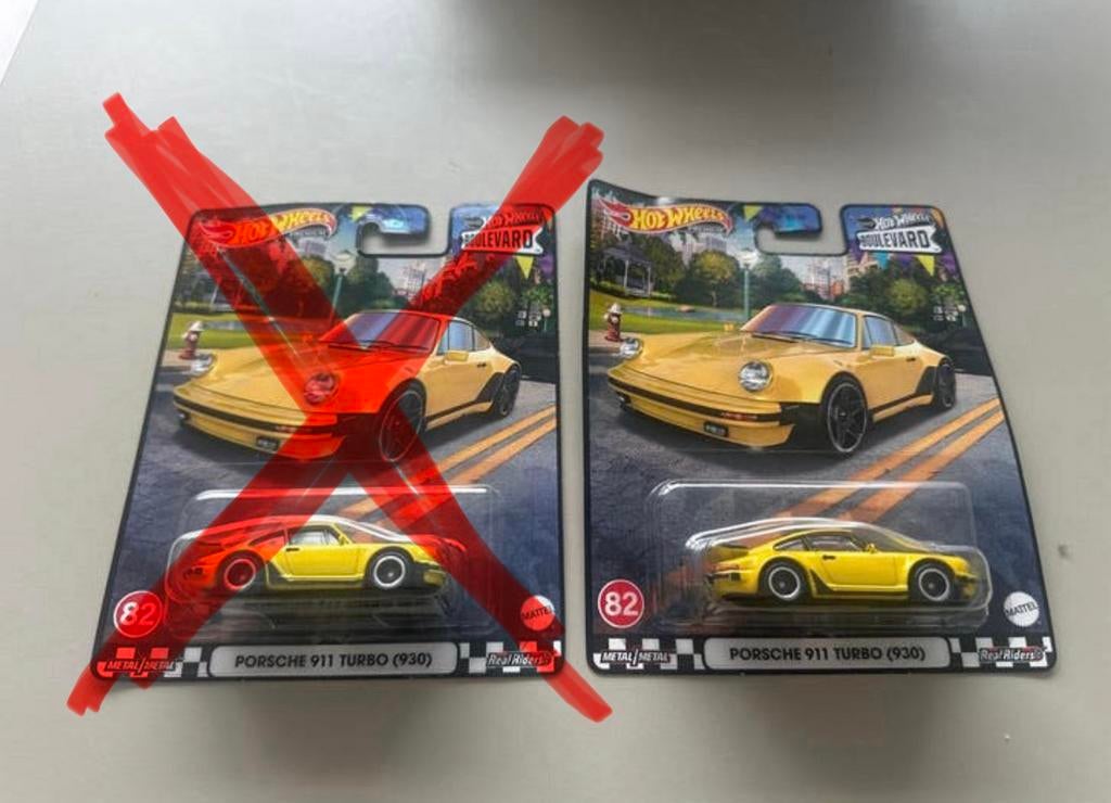 Hot Wheels Boulevard Porsche 911 Turbo (930) - Nieuw, Overige merken, 1:50 of kleiner, Auto, Nieuw
