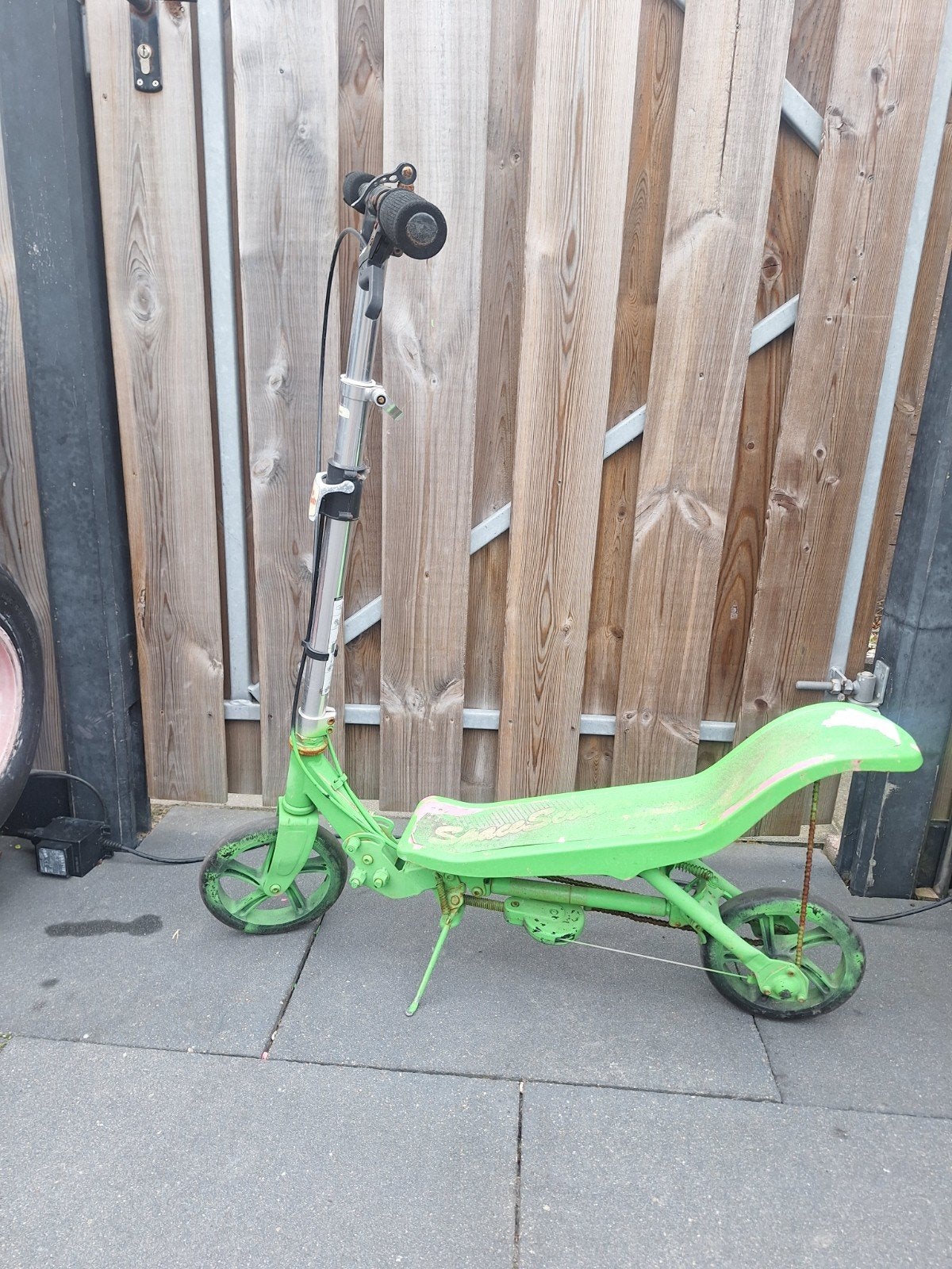 Space Scooter - Groen, Ophalen, Gebruikt, Gewone step, Space Scooter