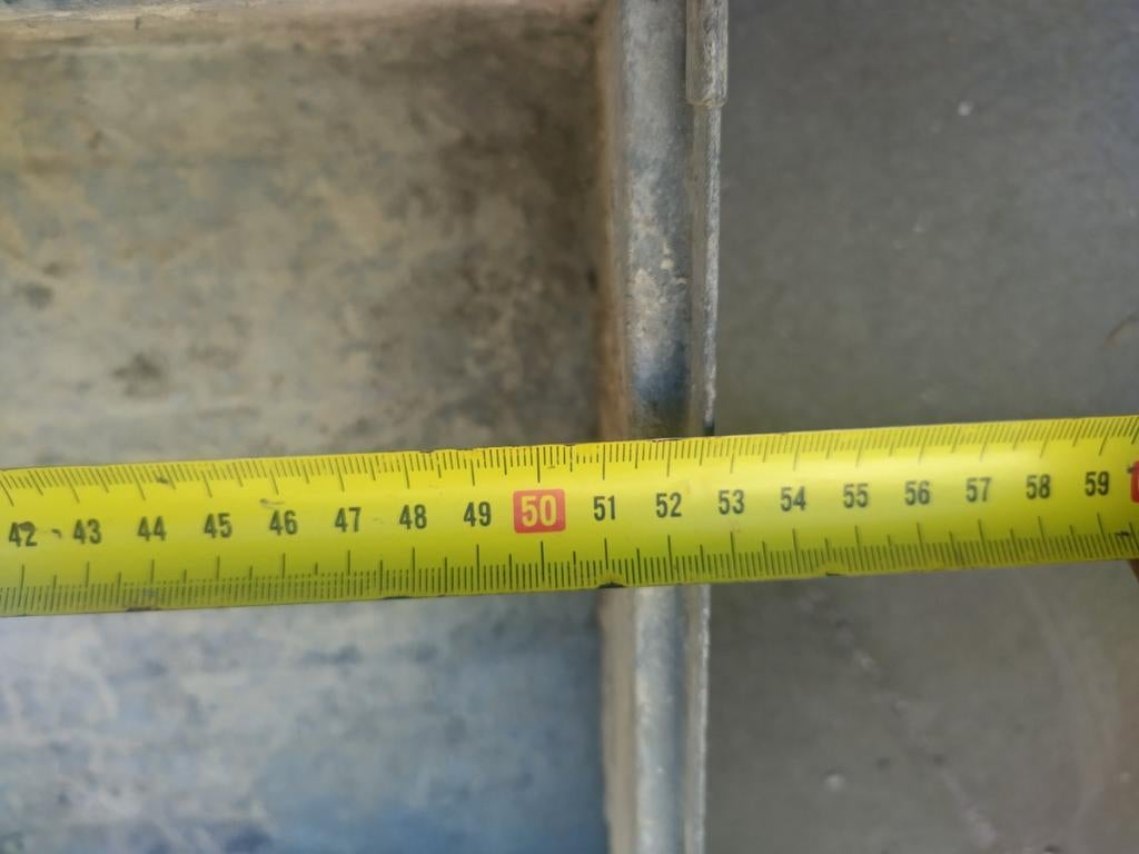 Zinken bloembak oude magazijn bak, Ophalen, Gebruikt, Minder dan 30 cm, Rond