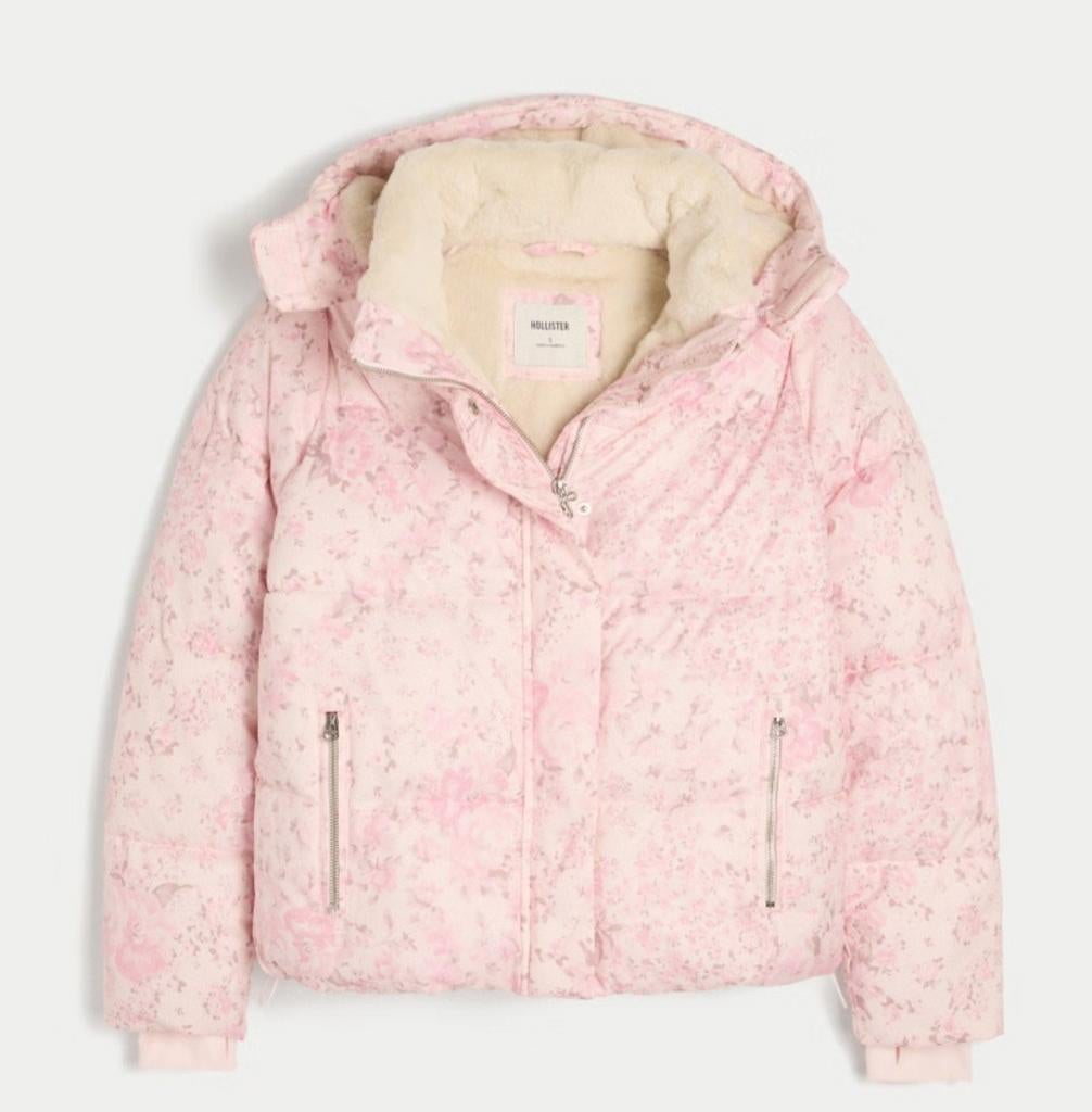 Hollister winterJas maat S 1x gedragen, Kleding | Dames, Jassen | Winter, Ophalen of Verzenden, Nieuw, Maat 36 (S)